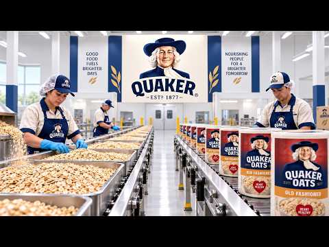Inside the Quaker Oats Factory | How 350,000 Packages Are Made Every Day