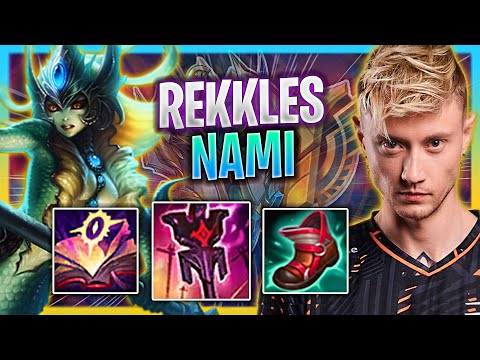 REKKLES TRIES SOME NAMI! | FNC Rekkles Plays Nami Support vs Milio!  Season 2023
