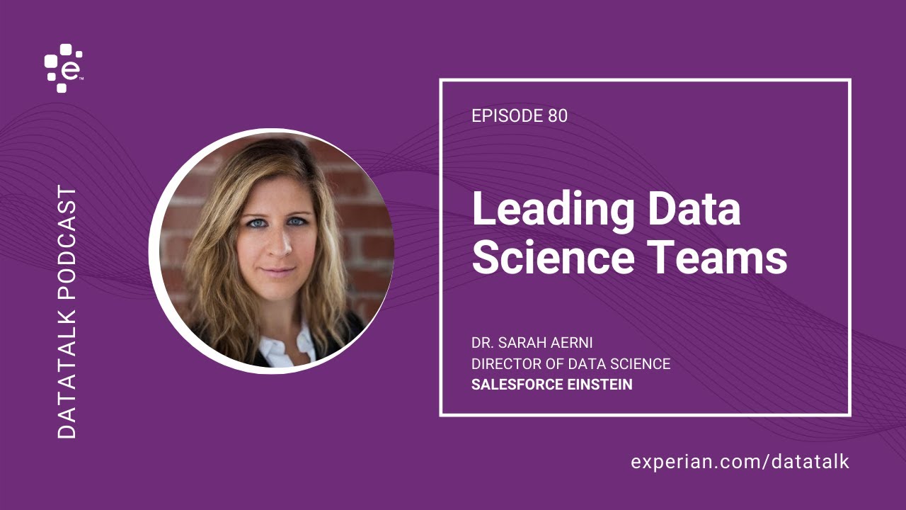 Dr. Sarah Aerni: Leading Data Science Teams @Salesforce ...