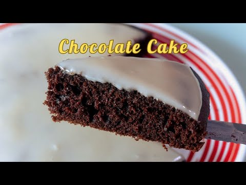 For Chocolate Lovers - Delicious Chocolate Cake with Velvety Cream Cheese Glaze
