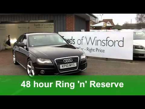 USED AUDI A4 DIESEL SALOON (2010) 2.0 TDI 143 SE 4DR MULTITRONIC - KP10MYS