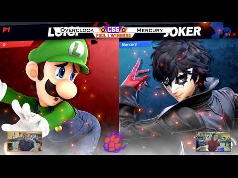 Clemson Smash Series 39 - Winners - Overclock (Luigi) vs. Mercury (Joker) - SSBU