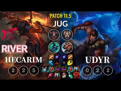 TLN River Hecarim vs Udyr Jungle - KR Patch 11.5