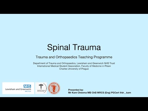 (10) Spine Trauma (T&O Acute Management)