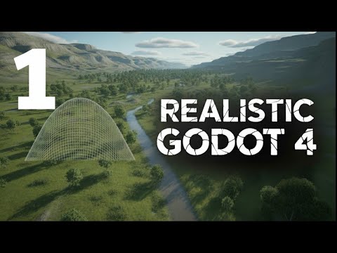 How to make the easiest terrain in godot 4