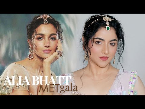 ALIA BHATT - MET Gala 2024 Makeup & Hair Tutorial