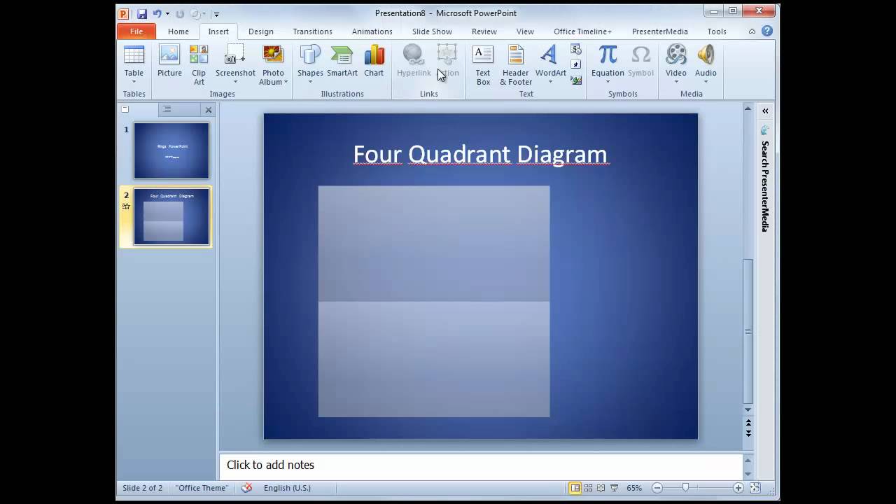 4-Quadrant PowerPoint Diagram