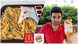 MCDONALD’S VE BURGER KING PATATES KIZARTMASI TAR