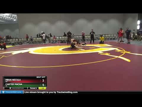 130 Lbs 1st Place Match - Mihai Necula, GA Vs Carter Macha, LA Eacc