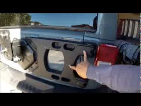 Teraflex Hinged Tire Carrier Install on 2013 JKUR