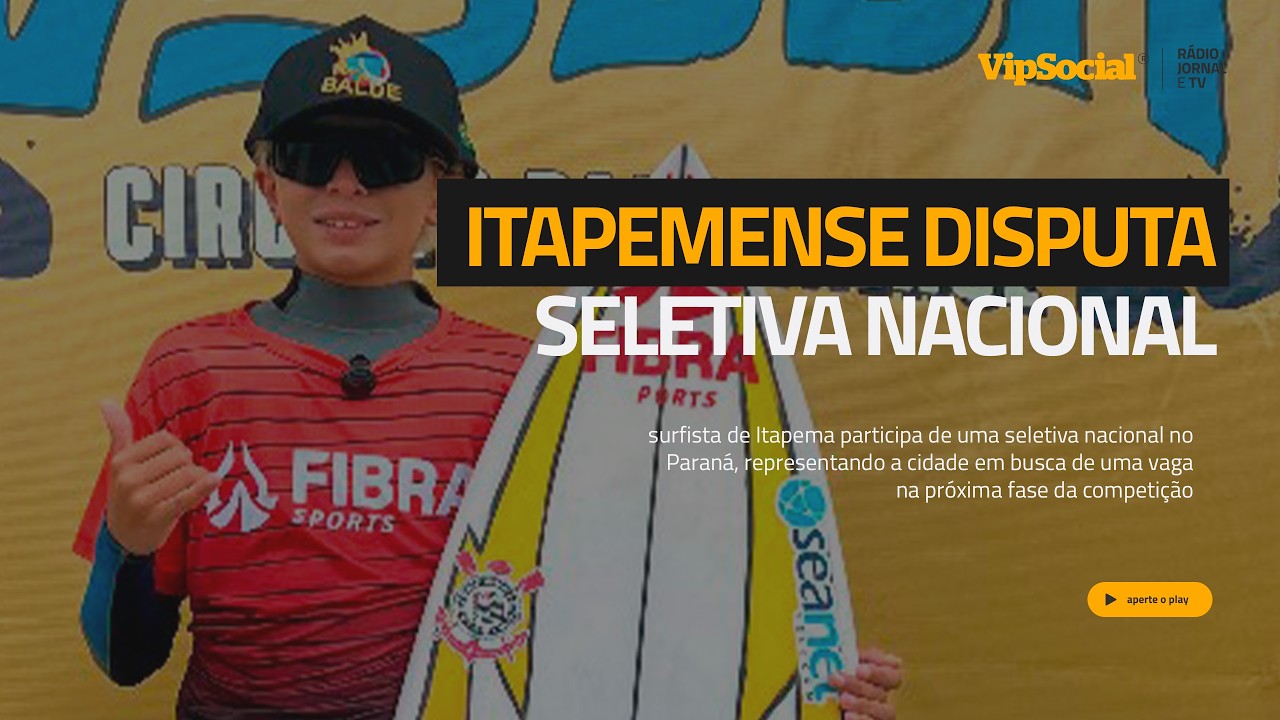 Surfista Itapemense participa de Seletiva nacional no Paraná 