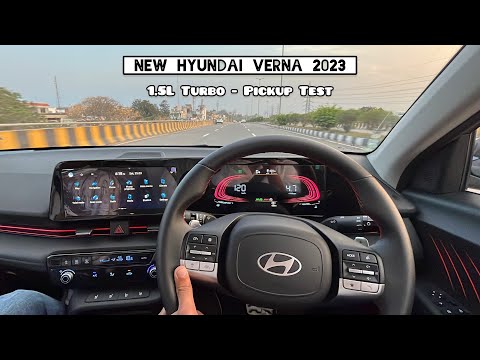 2023 Hyundai Verna 1.5L Turbo Petrol Pickup Test 🔥 0-100 kmph in just 8.6 Seconds 😱