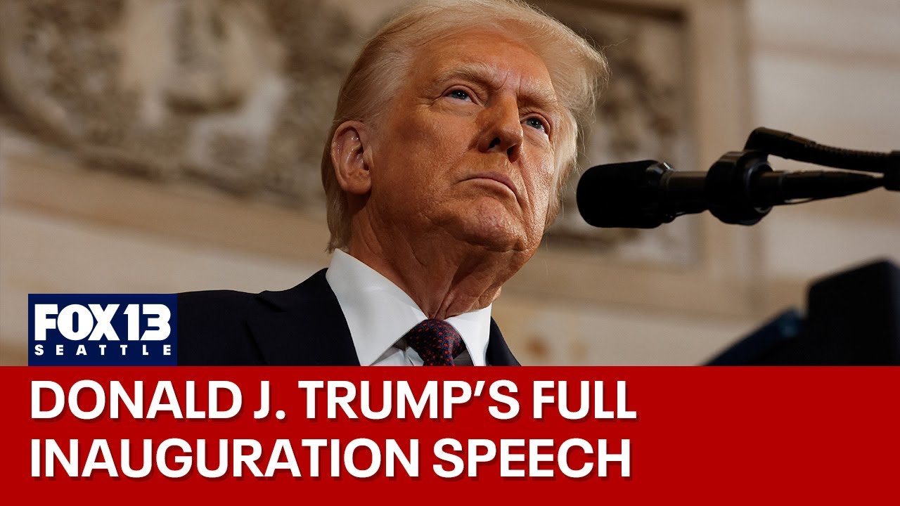 Donald Trump's full speech on Inauguration Day 2025