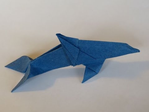 How To Make Scott's Origami  Dolphin (Nai`a) Delfín Dauphin