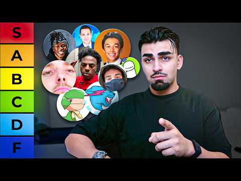 ranking youtubers you watch