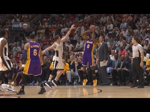 Nick Young Four Point Play | Lakers vs Heat | December 22, 2016 | 2016-17 NBA Season