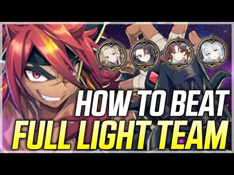 HOW TO BEAT FULL LIGHT DEFENSE TEAM (with AUTO TEAM) - Epic Seven