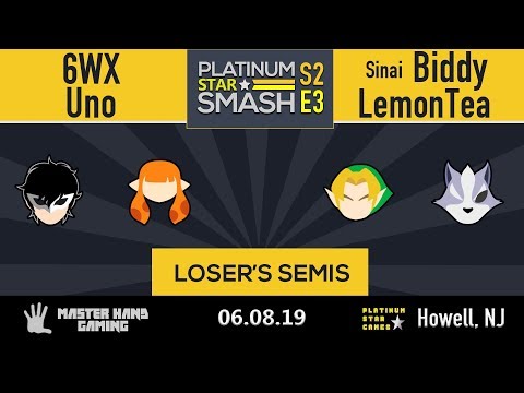 Platinum Star Smash S2:E3 - 6WX +  Uno vs Sinai | Biddy + LemonTea - L Semifinals