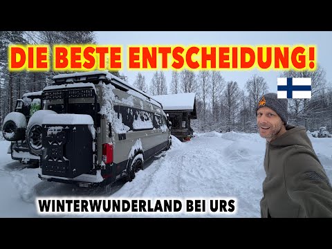 #1318 EINE WHATSAPP ÄNDERT ALLES! Rovanieme gen Osten | Echt finnisches Anwesen bei Urs | Finnland