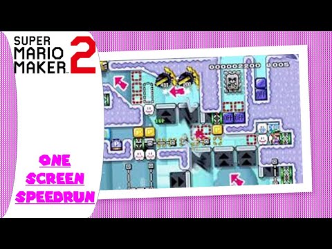 Super Mario Maker 2 - A Speedrun in One Screen