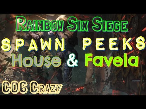 Best Spawn Peeks on House and Favela ~ Rainbow Six Siege