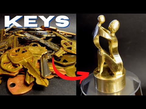 3d Print to Metal Cast Bulk Key Melt-Mothers Day Sculpture