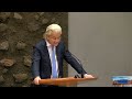 Wilders (PVV) is vernietigend over Rutte 4: "Van WELKE planeet komt u dat U DIT voor elkaar krijgt?"