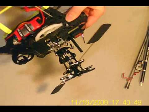 Align Trex 450 Pro front torque tube gear swap