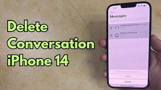 How to Delete a Text Message Conversation on iPhone 14