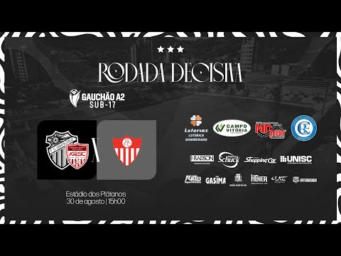 SANTA CRUZ X GUARANY DE BAGÉ - (GAUCHÃO A2 - SUB - 17)