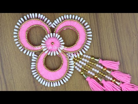DIY Beautiful Woolen Door/Wall Hanging Making - Woolen...