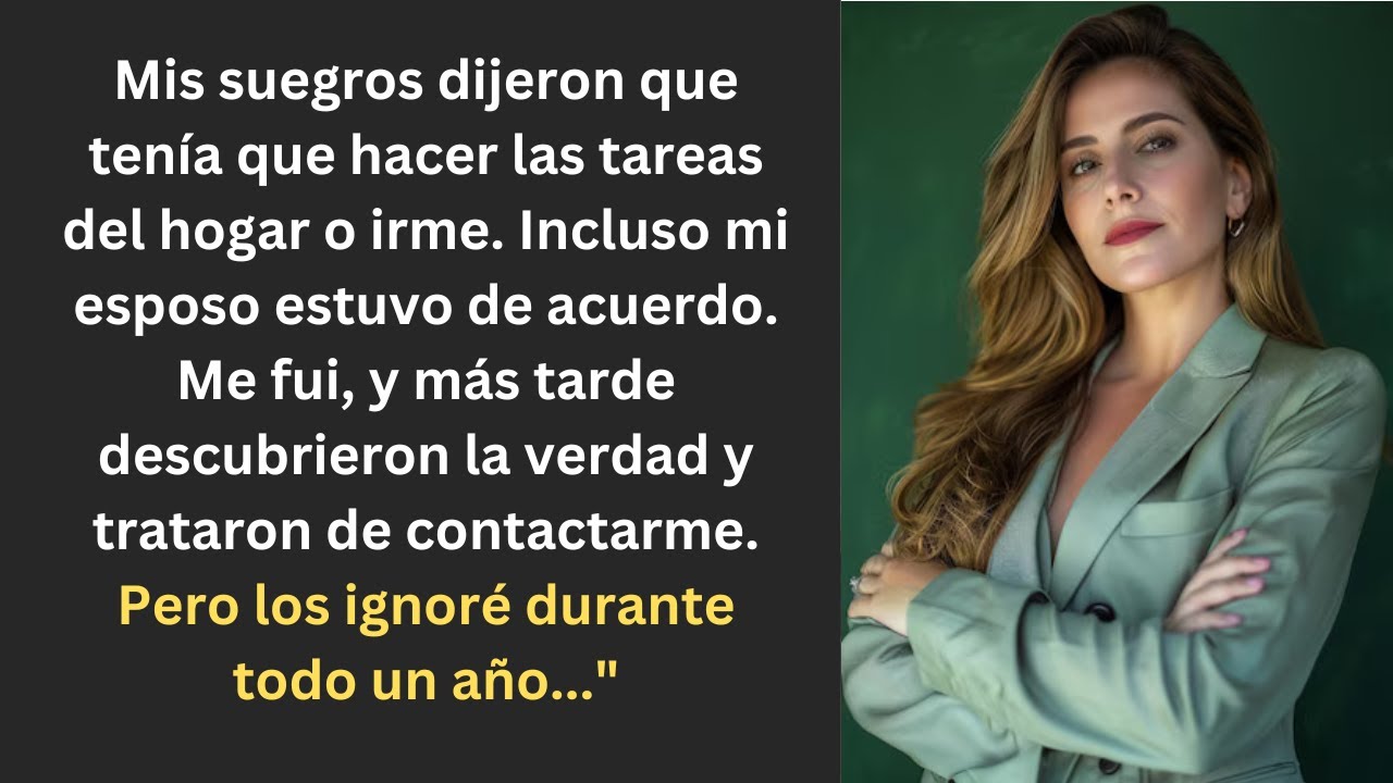Mis Suegros y Mi Esposo Querían que Me Fuera! Pero Cuando Descubrieron la Verdad..."