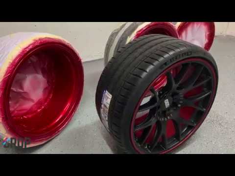 BBS Felgen in Candyred lackieren mit Spraydose - Tutorial