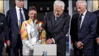 A Roma Mattarella inaugura il viaggio della Fiamma Olimpica