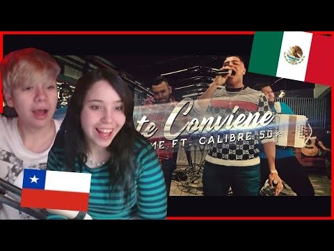 CHILENOS REACCIONAN A Grupo Firme - Calibre 50 - A Ti Te Conviene