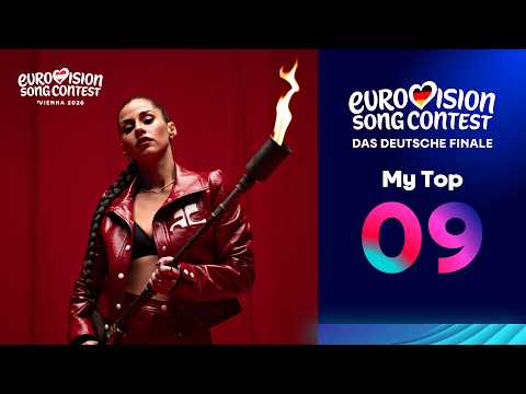 🇩🇪Das Deutsche Finale 2026 | My Top 09 (Eurovision 2026 Germany)