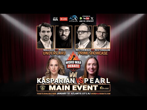 Word War Debate Presents Word War 1 LIVE from Atlantic City!