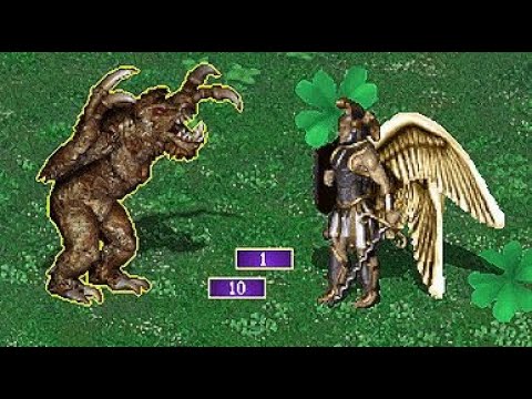 HEROES 3 - 10 BEHEMOTHS vs 1 SERAPH