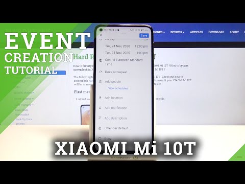 How to Add Event to Calendar in Xiaomi MI 10T – Set Up Event Reminder