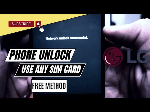 How to network unlock LG K22