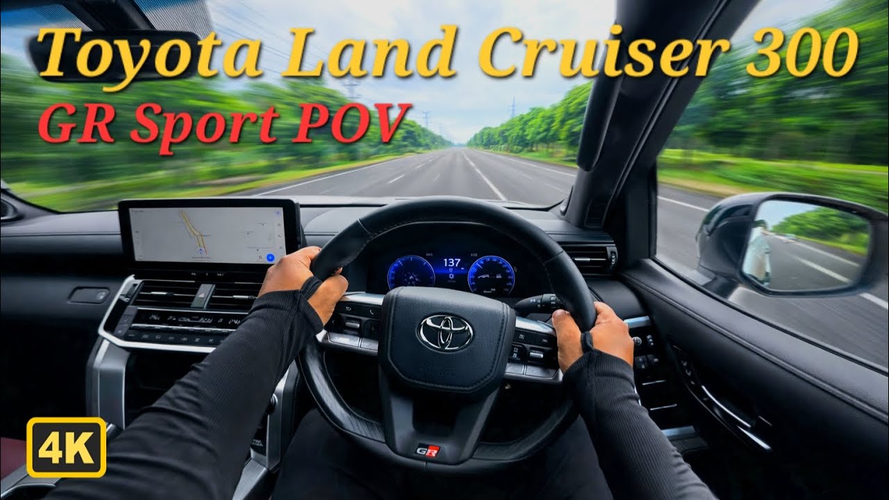 TOYOTA LAND CRUISER 300 GR SPORT POV DRIVE | V6 DIESEL 305 BHP & 700 NM