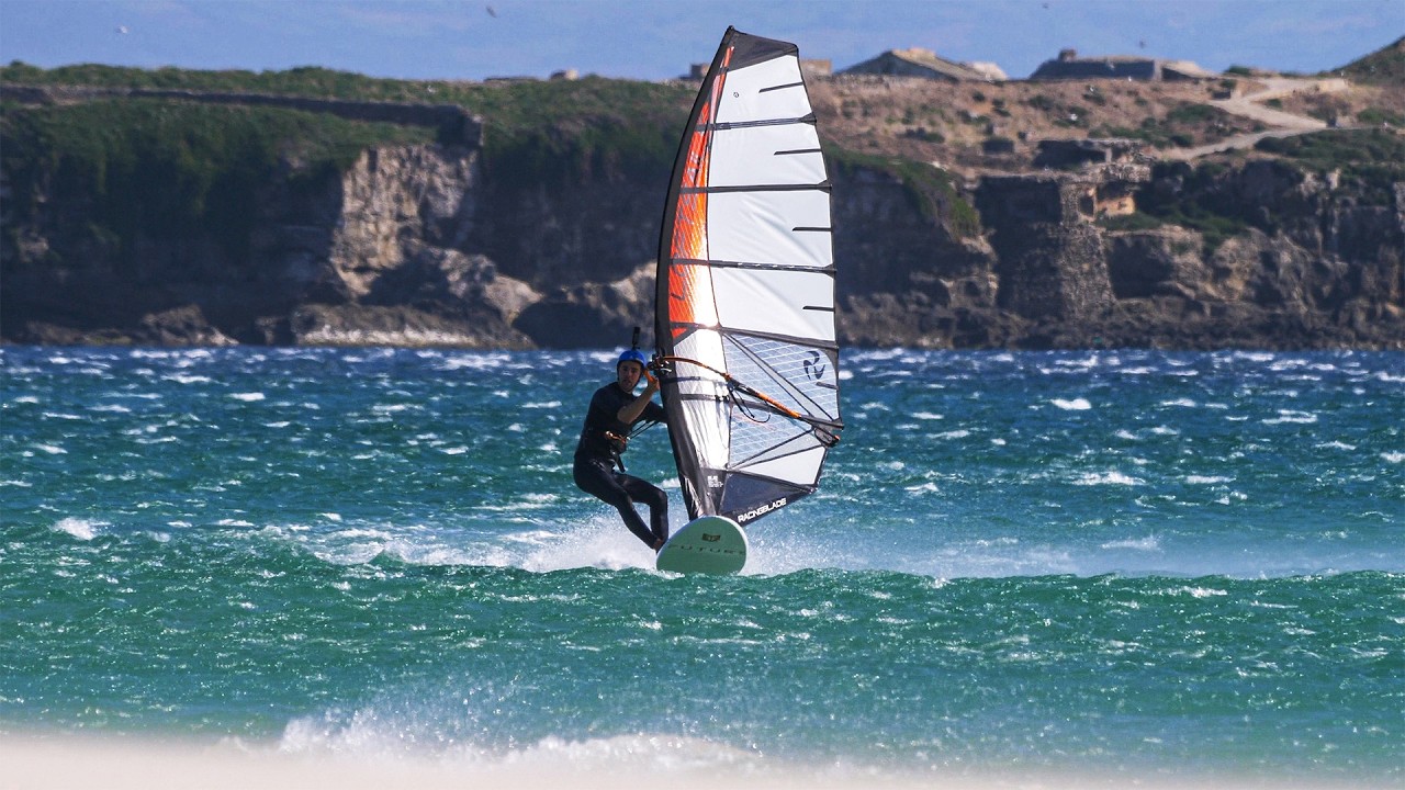 Windsurfer Confronts 'Hardcore' 45-Knot Conditions in Tarifa Amidst Group's Lack of Motivation