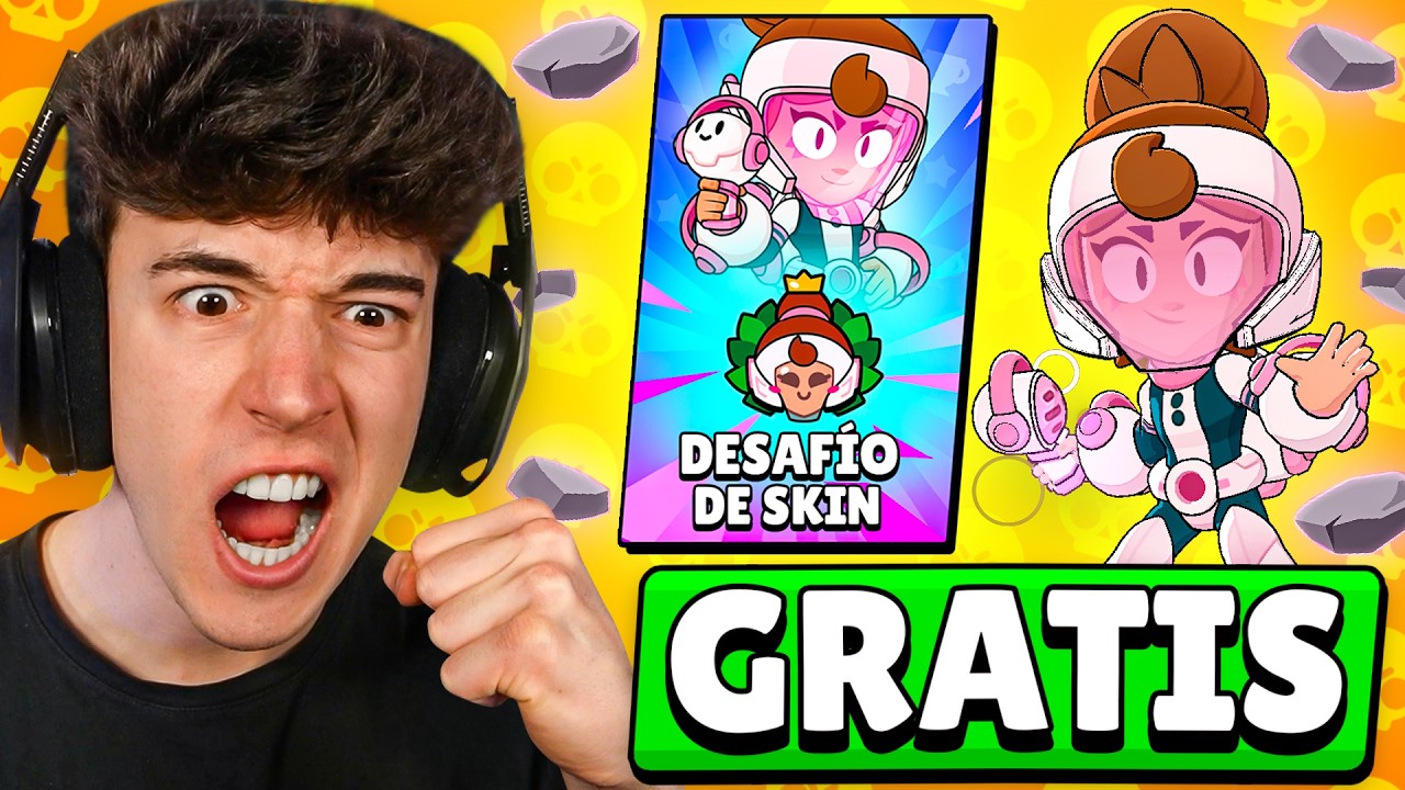 ASI GANE LA SKIN de JANET URAVITY *GRATIS* CON RANDOMS en BRAWL STARS