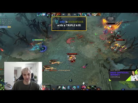 Arteezy Phantom Assassin is so Patient to get this Triple Kill