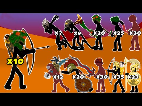 New Update 2025 - Princess Woodland 410 Vs All Skins Units Army | Stick War Legacy - Who Will Win?