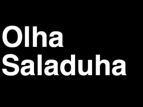 How to Pronounce Olha Saladuha Ukraine Bronze Medal Triple Jump London 2012 Olympics Video