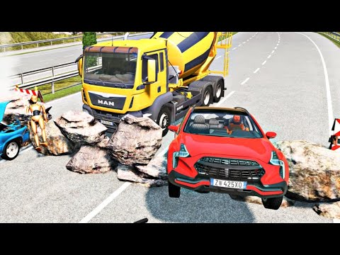 Car VS Massive Rock Sa Beamng Nation – BeamNG.Drive