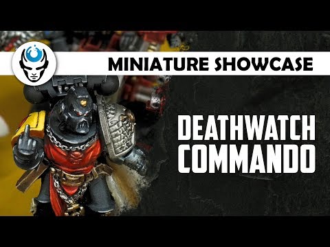 DEATHWATCH COMMANDO - LVL 2/3/4 MINIATURE SHOWCASE 4K