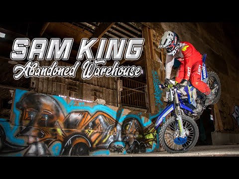 Dirtbiking in an Abandoned Warehouse | Sam King | Sherco Canada