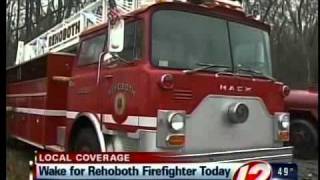 preview picture of video 'Rehoboth firefighter wake'